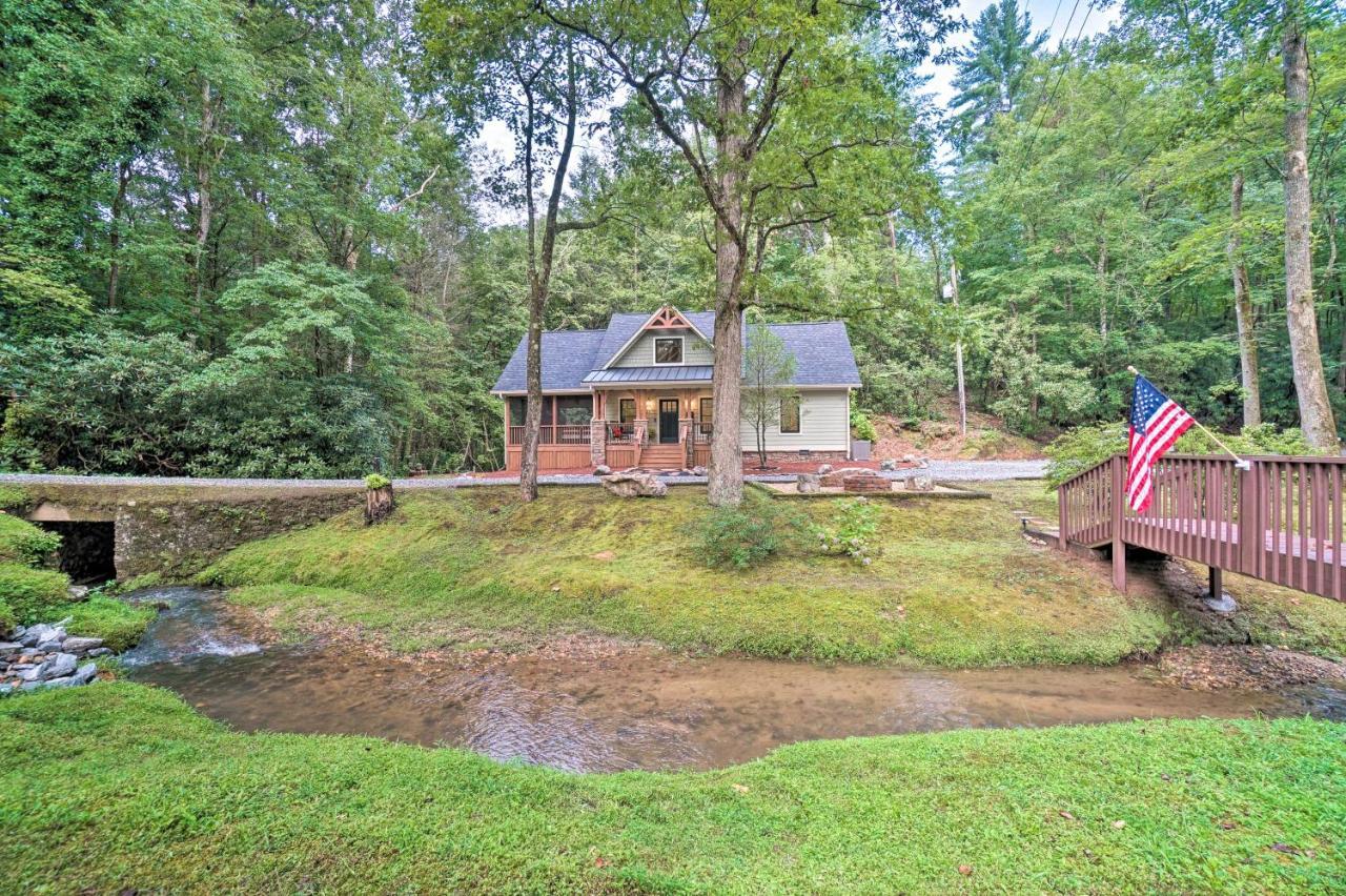 Hootenanny At Horton Creek Creekside Escape! Helen Dış mekan fotoğraf
